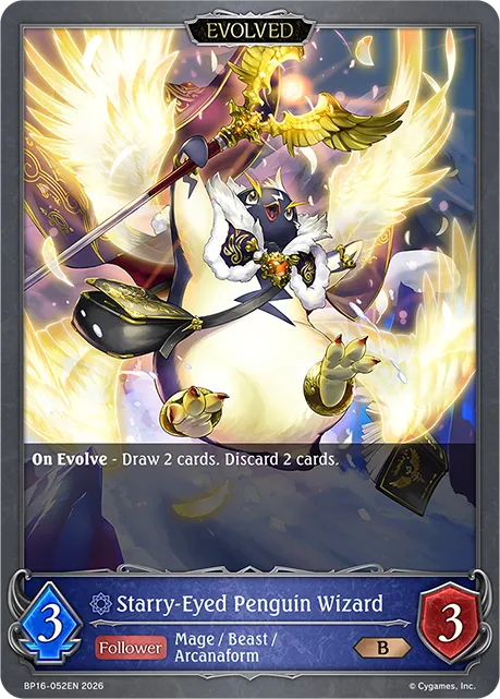 Starry-Eyed Penguin Wizard (Evolved)