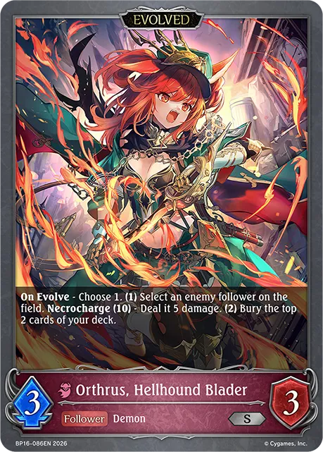 Orthrus, Hellhound Blader (Evolved)