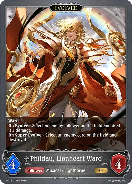 Phildau, Lionheart Ward (Evolved)