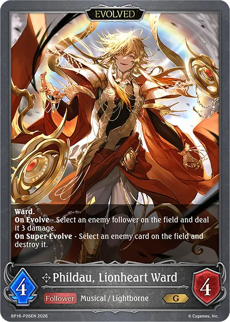 Phildau, Lionheart Ward (Evolved)