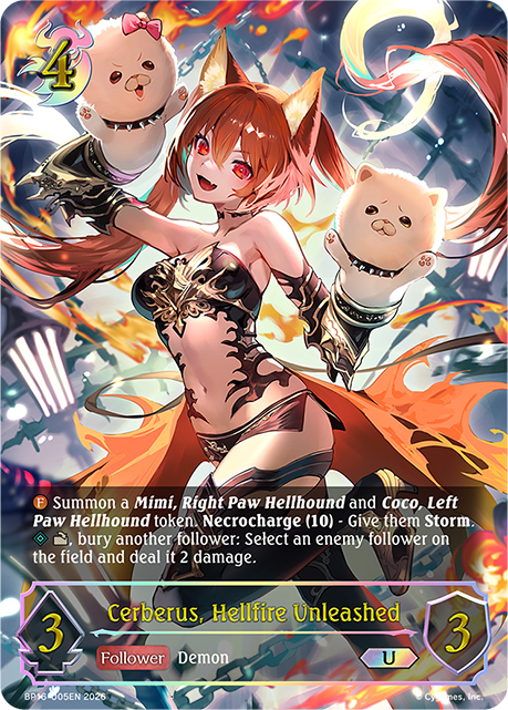 Cerberus, Hellfire Unleashed
