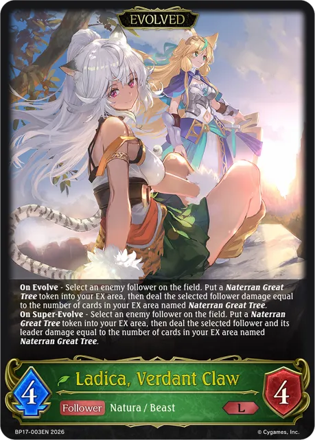 Ladica, Verdant Claw (Evolved)