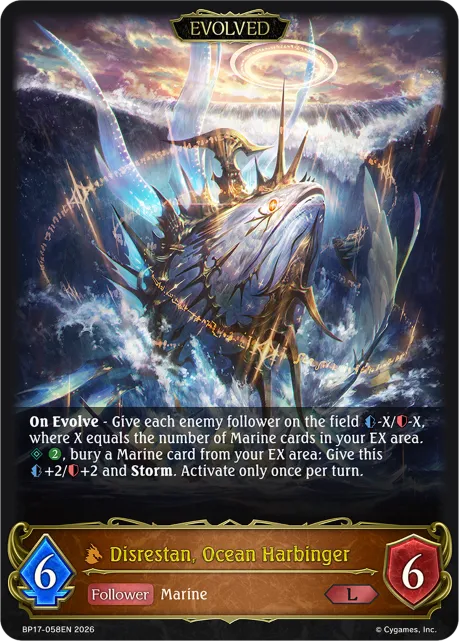 Disrestan, Ocean Harbinger (Evolved)