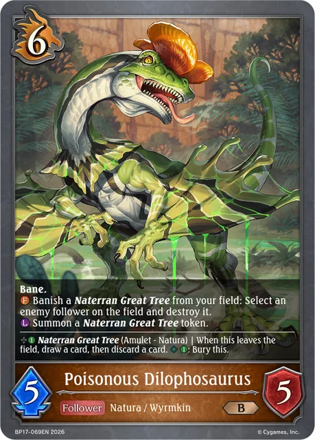Poisonous Dilophosaurus