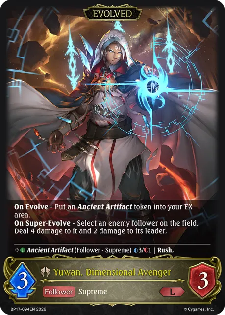 Yuwan, Dimensional Avenger (Evolved)