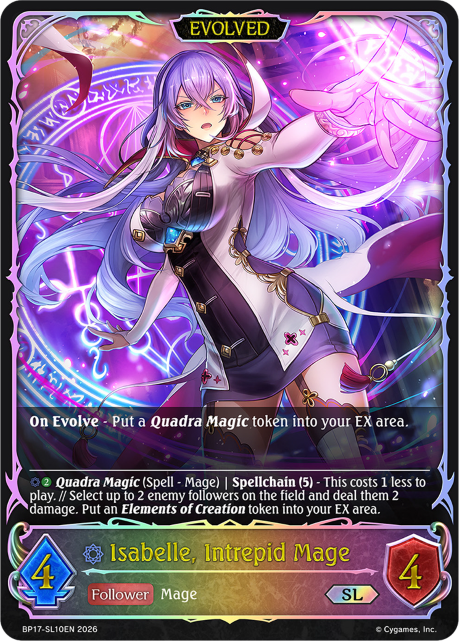 Isabelle, Intrepid Mage (Evolved)