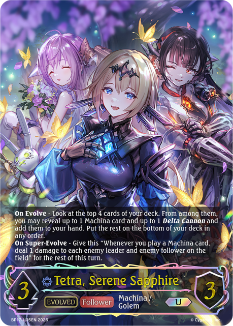 Tetra, Serene Sapphire (Evolved)
