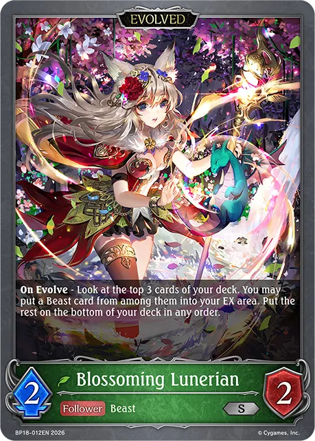 Blossoming Lunerian (Evolved)