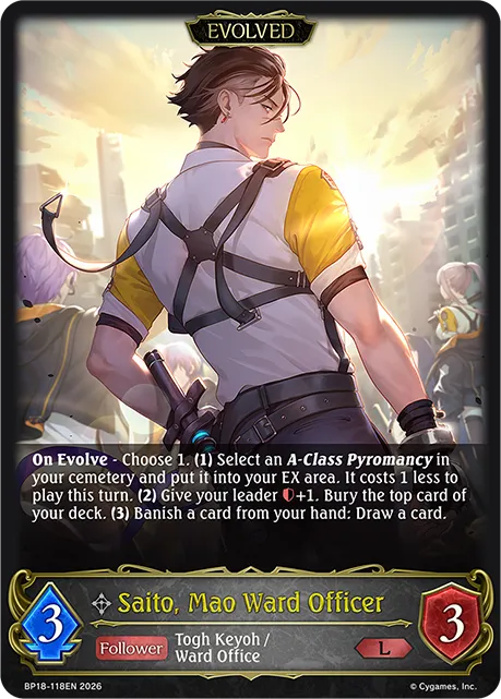 Saito, Mao Ward Officer (Evolved)