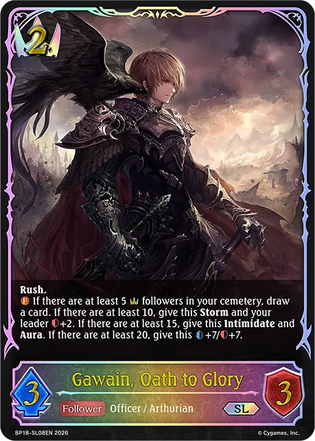 Gawain, Oath to Glory