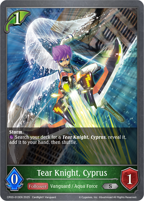 Tear Knight, Cyprus