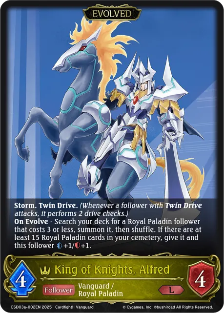 King of Knights, Alfred (Evolved)