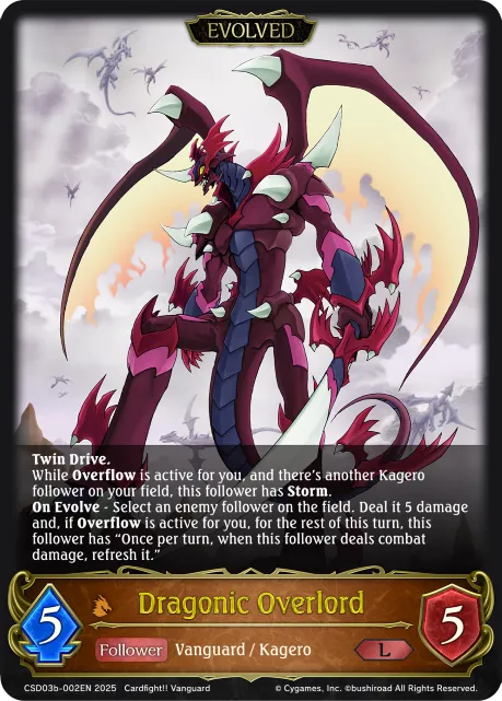 Dragonic Overlord (Evolved)