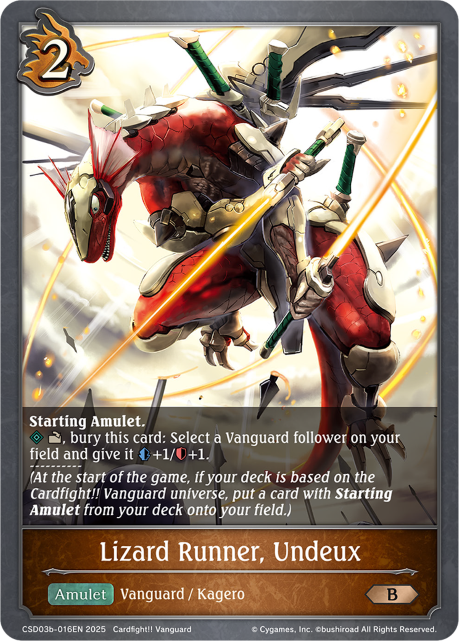 Lizard Runner, Undeux