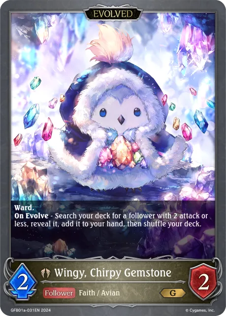 Wingy, Chirpy Gemstone (Evolved)