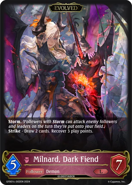 Milnard, Dark Fiend (Evolved)