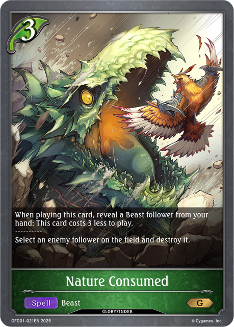 Nature Consumed