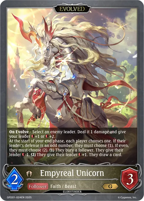 Empyreal Unicorn (Evolved)