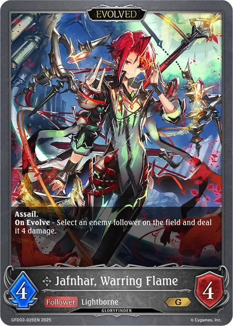 Jafnhar, Warring Flame (Evolved)