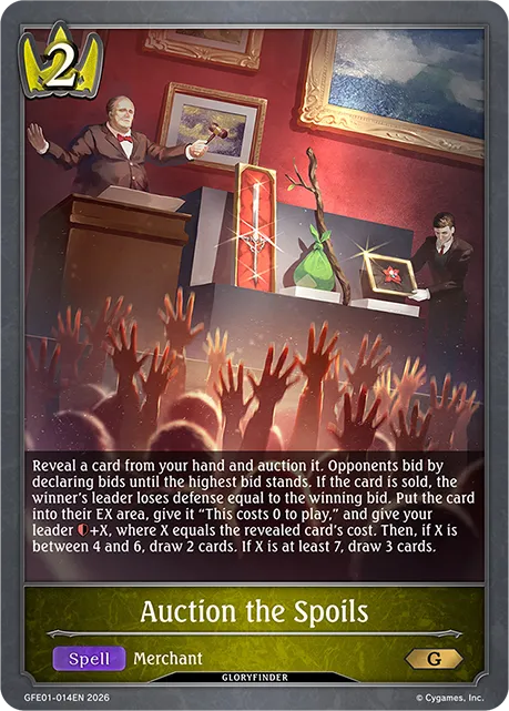Auction the Spoils