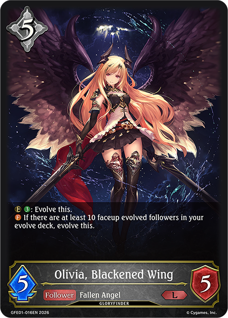 Olivia, Blackened Wing