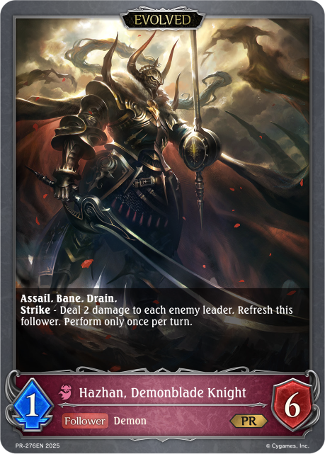 Hazhan, Demonblade Knight (Evolved)
