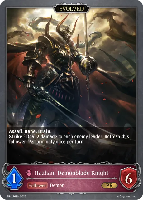 Hazhan, Demonblade Knight (Evolved)