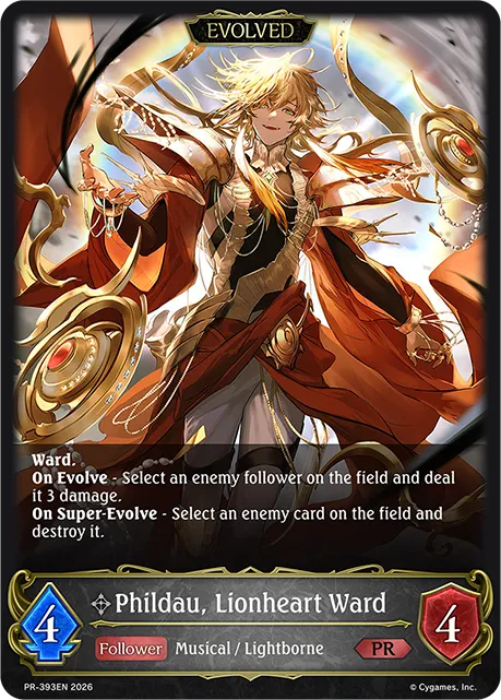 Phildau, Lionheart Ward (Evolved)