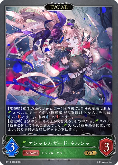 Nelcha, Fashion Hazard (Evolved)