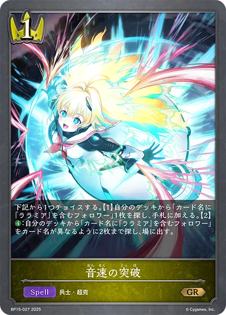 Supersonic Breakthrough