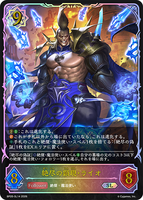 Raio, Elimination Manifest