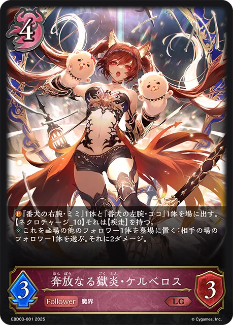 Cerberus, Hellfire Unleashed